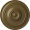 Ekena Millwork Small Classic Ceiling Medallion (Fits Canopies up to 10"), 40 1/4"OD x 3 1/8"P, Mississippi Mud CM40CLMMF - alternate 1